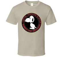 Load image into Gallery viewer, Navy - Vietnam Cbt Vet - Coastal Div 11 - Number 1 Watchdog Blk wo Txt Classic T Shirt
