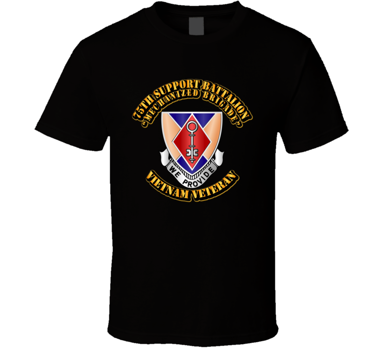 75th Support Battalion No SVC Ribbon  T Shirt