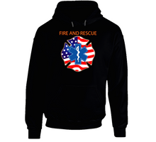 Load image into Gallery viewer, Fire and Rescue Hoodie
