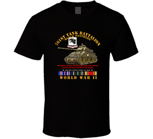 Army - 761st Tank Battalion - Black Panthers - w Tank WWII  EU SVC V1 Classic T Shirt