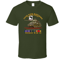 Load image into Gallery viewer, Army - 761st Tank Battalion - Black Panthers - w Tank WWII  EU SVC V1 Classic T Shirt
