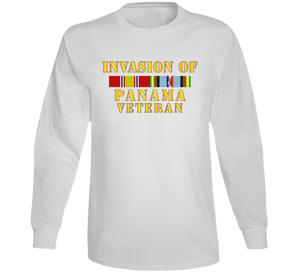 Army - Panama Invasion Veteran w EXP SVC Long Sleeve