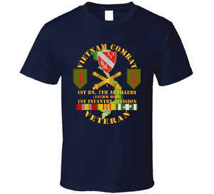 Army - Vietnam Combat Vet - 1st Bn 7th Artillery - 1st Inf Div SSI Classic T Shirt