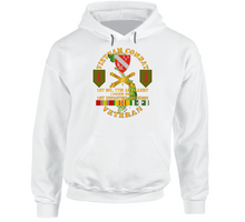 Load image into Gallery viewer, Army - Vietnam Combat Vet - 1st Bn 7th Artillery - 1st Inf Div SSI V1 Hoodie
