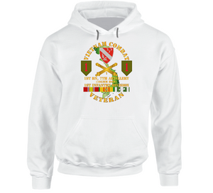 Army - Vietnam Combat Vet - 1st Bn 7th Artillery - 1st Inf Div SSI V1 Hoodie