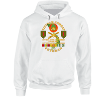 Load image into Gallery viewer, Army - Vietnam Combat Vet - 1st Bn 5th Artillery - 1st Inf Div SSI Hoodie
