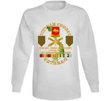 Load image into Gallery viewer, Army - Vietnam Combat Vet - 2nd Bn 33rd Artillery - 1st Inf Div SSI V1 Long Sleeve
