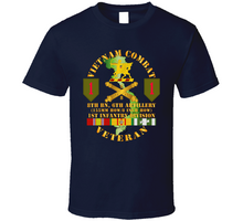 Load image into Gallery viewer, Army - Vietnam Combat Vet - 8th Bn 6th Artillery - 1st Inf Div SSI Classic T Shirt
