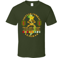 Load image into Gallery viewer, Army - Vietnam Combat Vet - 8th Bn 6th Artillery - 1st Inf Div SSI Classic T Shirt
