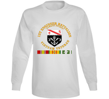 Load image into Gallery viewer, Army - 1st Engineer Battalion - Always First - Vietnam Vet  w VN SVC V1 Long Sleeve
