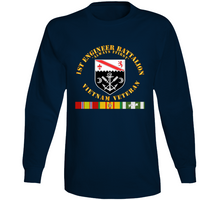 Load image into Gallery viewer, Army - 1st Engineer Battalion - Always First - Vietnam Vet  w VN SVC V1 Long Sleeve
