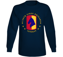 Load image into Gallery viewer, Army - 138th Fires Bde SSI - Veteran wo BackGrd V1 Long Sleeve
