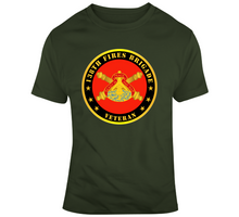 Load image into Gallery viewer, Army - 138th Fires Bde DUI w Branch - Veteran Classic T Shirt
