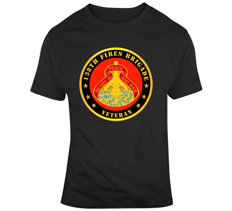 Army - 138th Fires Bde DUI  - Veteran  V1 Classic T Shirt