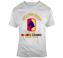 Load image into Gallery viewer, Army - 138th Fires Bde - w Iraq SVC Ribbons - 2007 - 2008 V1 Classic T Shirt
