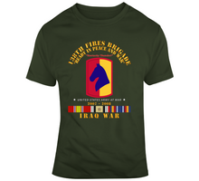 Load image into Gallery viewer, Army - 138th Fires Bde - w Iraq SVC Ribbons - 2007 - 2008 V1 Classic T Shirt
