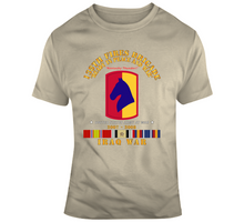 Load image into Gallery viewer, Army - 138th Fires Bde - w Iraq SVC Ribbons - 2007 - 2008 V1 Classic T Shirt
