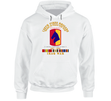 Load image into Gallery viewer, Army - 138th Fires Bde - w Iraq SVC Ribbons - 2007 - 2008 Hoodie
