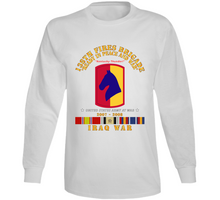 Load image into Gallery viewer, Army - 138th Fires Bde - w Iraq SVC Ribbons - 2007 - 2008 V1 Long Sleeve
