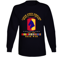 Load image into Gallery viewer, Army - 138th Fires Bde - w Iraq SVC Ribbons - 2007 - 2008 V1 Long Sleeve
