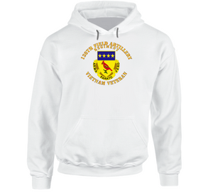 Army - 138th Artillery Regiment w DUI - Vietnam Veteran V1 Hoodie