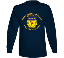 Load image into Gallery viewer, Army - 138th Artillery Regiment w DUI - Vietnam Veteran V1 Long Sleeve
