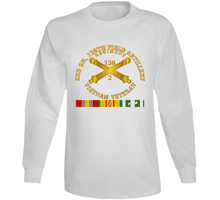 Load image into Gallery viewer, Army - 2nd Bn - 138th Artillery Regiment w Branch - Vet w VN SVC V1 Long Sleeve
