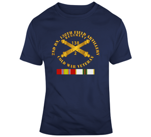 Army - 2nd Bn - 138th Artillery Regiment w Branch - Vet w COLD SVC V1 Classic T Shirt