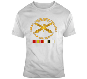 Army - 2nd Bn - 138th Artillery Regiment w Branch - Vet w COLD SVC V1 Classic T Shirt