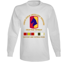 Load image into Gallery viewer, Army -  138th FA Bde - Cold War Vet  KYARNG w COLD SVC V1 Long Sleeve
