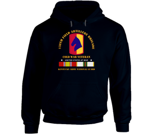 Army -  138th FA Bde - Cold War Vet  KYARNG w COLD SVC V1 Hoodie