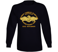 Load image into Gallery viewer, Navy - Seabee Combat Warfare Spec Badge - OF w Txt - E02 SIVADON V1 Long Sleeve
