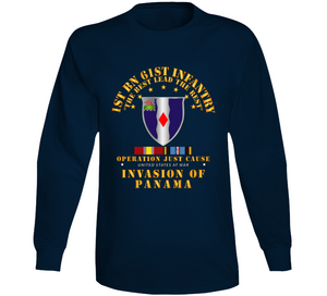 Just Cause - 1st Bn 61st Infantry w Svc Ribbons wo DS Long Sleeve