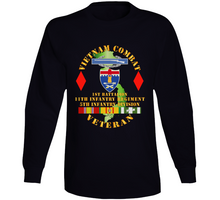 Load image into Gallery viewer, Army - Vietnam Combat Vet - 1st Bn 11th Infantry - 5th Inf Div SSI V1 Long Sleeve
