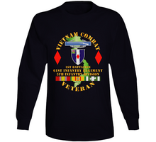 Load image into Gallery viewer, Army - Vietnam Combat Vet - 1st Bn 61st  Infantry - 5th Inf Div SSI V1 Long Sleeve
