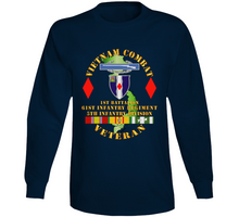 Load image into Gallery viewer, Army - Vietnam Combat Vet - 1st Bn 61st  Infantry - 5th Inf Div SSI V1 Long Sleeve
