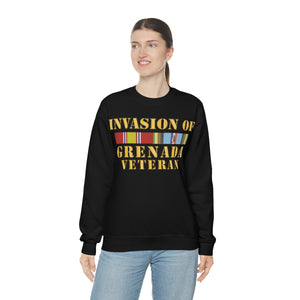 Unisex Heavy Blend Crewneck Sweatshirt - Army - Grenada Invasion Veteran w EXP SVC