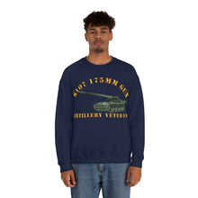 Load image into Gallery viewer, Unisex Heavy Blend Crewneck Sweatshirt - Army - M107 - 175mm Gun - Artillery Veteran
