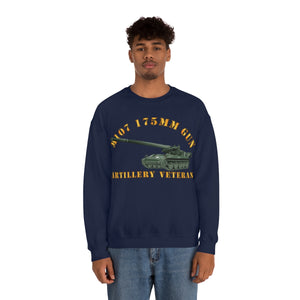 Unisex Heavy Blend Crewneck Sweatshirt - Army - M107 - 175mm Gun - Artillery Veteran