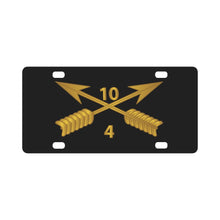 Load image into Gallery viewer, SOF - 4th Bn 10th SFG Branch wo Txt Classic License Plate
