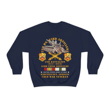 Load image into Gallery viewer, Unisex Heavy Blend Crewneck Sweatshirt - Army - 2nd Bn 83rd Artillery w M110 - Babenhausen Germany w COLD SVC
