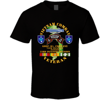 Load image into Gallery viewer, Army - Vietnam Combat Vet - G Co 75th Infantry (Ranger) - 23rd ID SSI V1 Classic T Shirt
