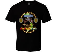 Load image into Gallery viewer, Army - Vietnam Combat Vet - I Co 75th Infantry (Ranger) - 1st ID SSI V1 Classic T Shirt
