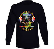 Load image into Gallery viewer, Army - Vietnam Combat Vet - L Co 75th Infantry (Ranger) - 101st Airborne Div SSI V1 Long Sleeve
