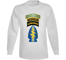 Load image into Gallery viewer, SOF - Airborne - SF SSI - SF Tab - Ranger Tab Long Sleeve
