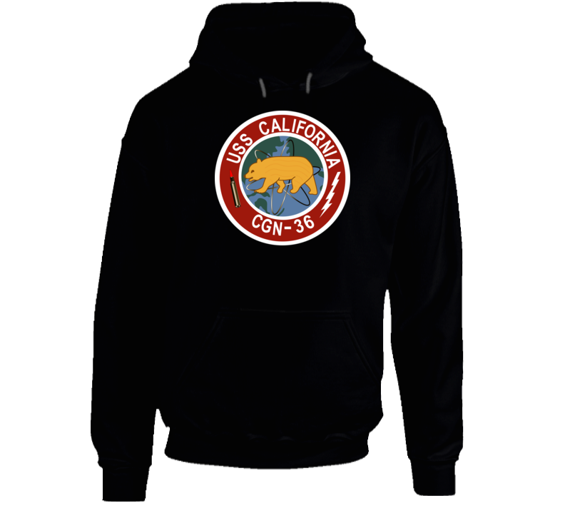 Navy - USS California (CGN-36) wo Txt V1 Hoodie