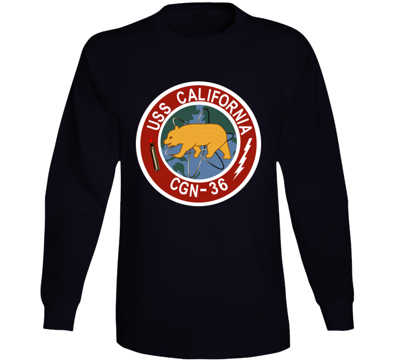 Navy - USS California (CGN-36) wo Txt V1 Long Sleeve