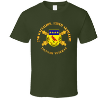 Load image into Gallery viewer, Army - 2nd Bn 138th Artillery - Vietnam Vet w DUI w Branch Classic T Shirt
