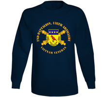 Load image into Gallery viewer, Army - 2nd Bn 138th Artillery - Vietnam Vet w DUI w Branch V1 Long Sleeve

