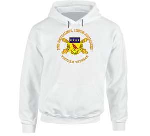 Army - 2nd Bn 138th Artillery - Vietnam Vet w DUI w Branch Hoodie